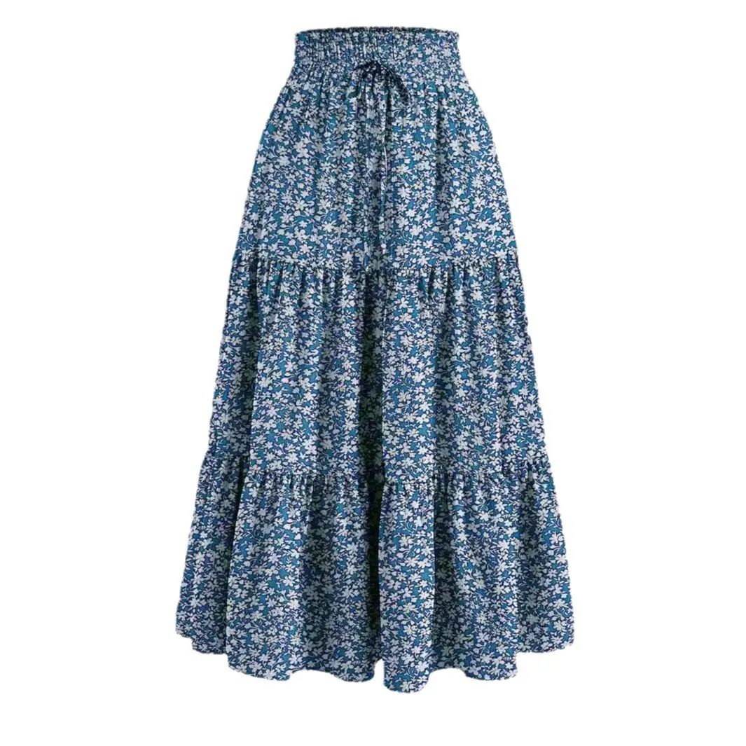 Wenkouban guys in skirts Customized Printed Skirt Bohemian Skirt