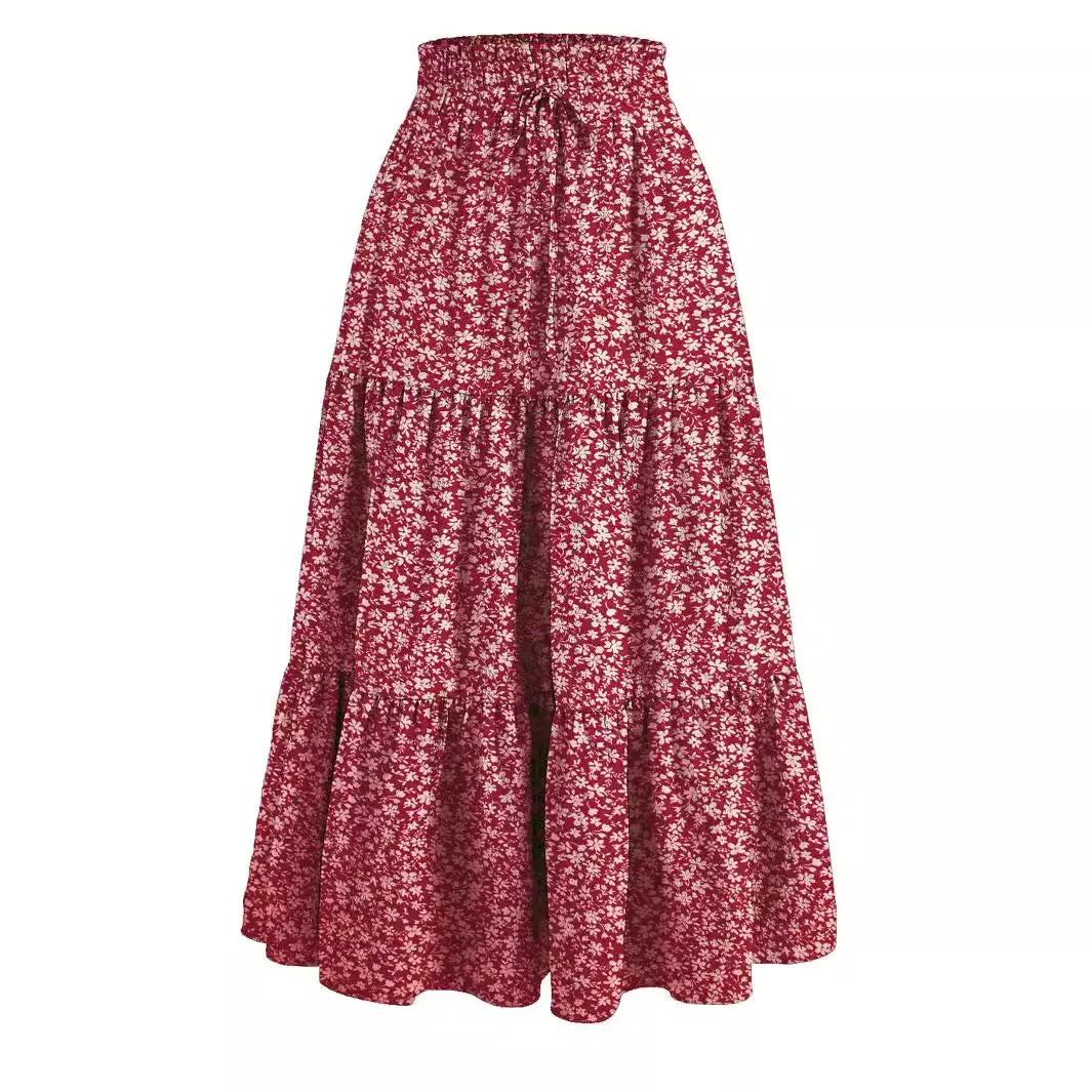 Wenkouban guys in skirts Customized Printed Skirt Bohemian Skirt