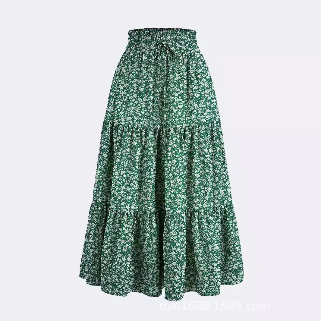 Wenkouban guys in skirts Customized Printed Skirt Bohemian Skirt