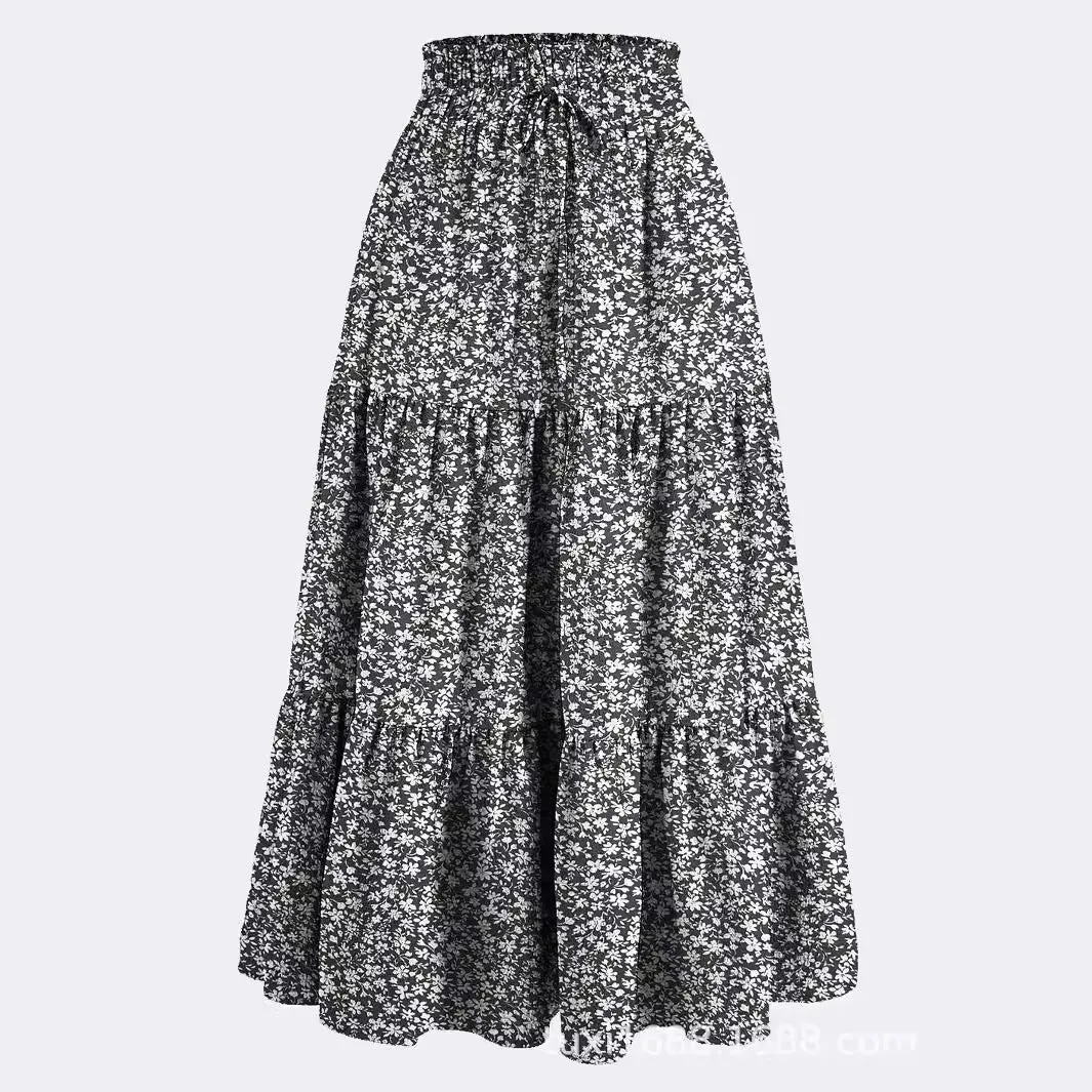 Wenkouban guys in skirts Customized Printed Skirt Bohemian Skirt