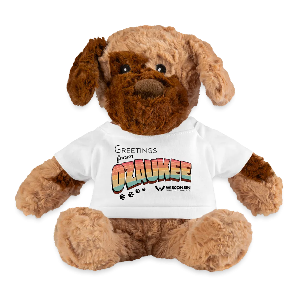 WHS "Greetings from Ozaukee" Plush Dog