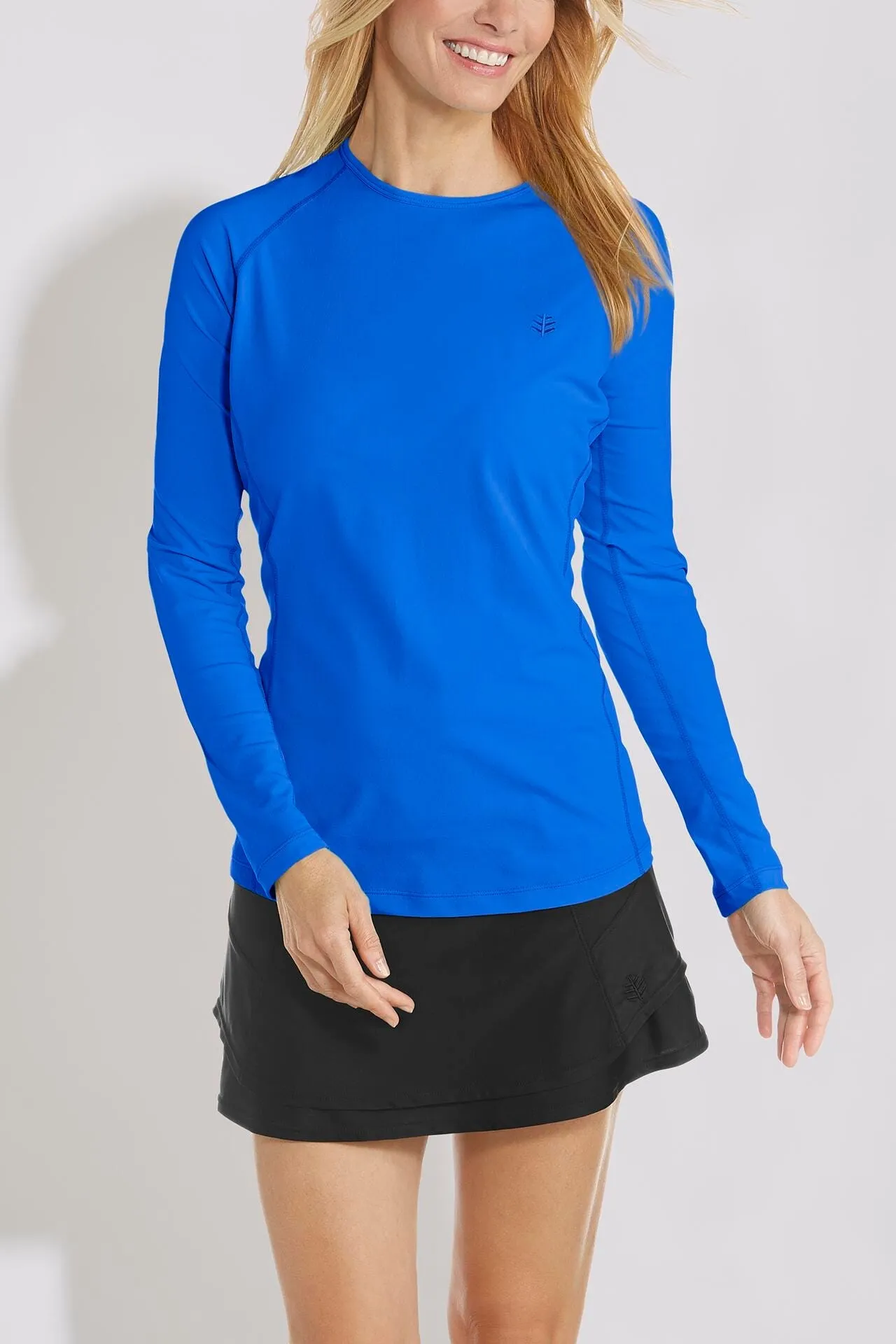 Women's Hightide Long Sleeve Swim Shirt  |  Baja Blue