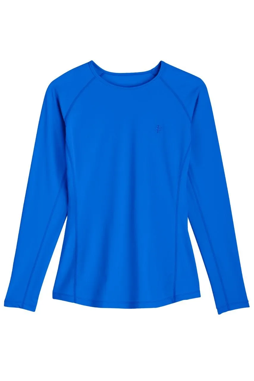 Women's Hightide Long Sleeve Swim Shirt  |  Baja Blue